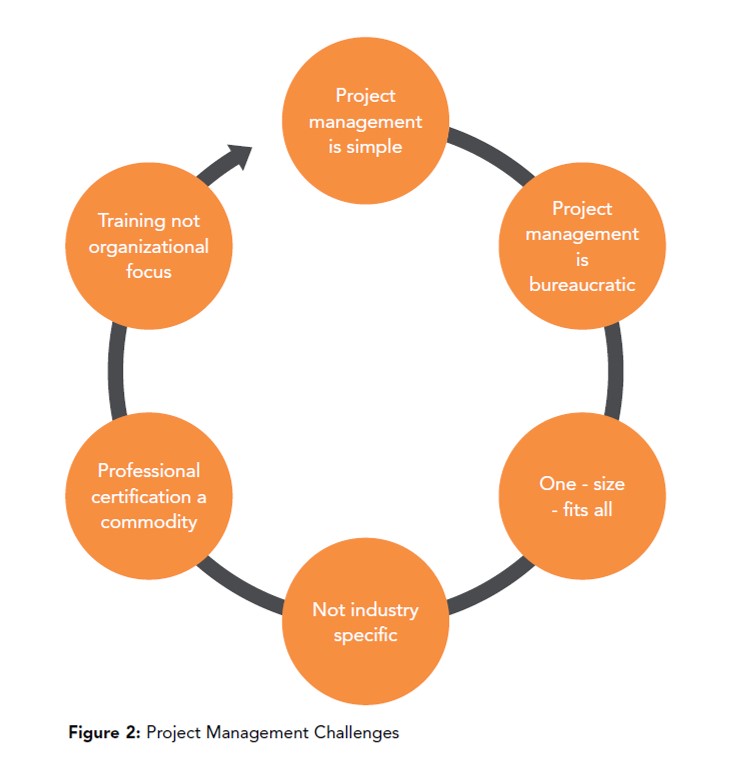 The challenges facing project management state of practice